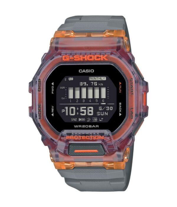 Đồng Hồ Casio G-Shock GBD-200SM-1A5DR Nam Dây Cao Su Mặt Bát Giác Đẹp Tại SHOPDONGHO.COM