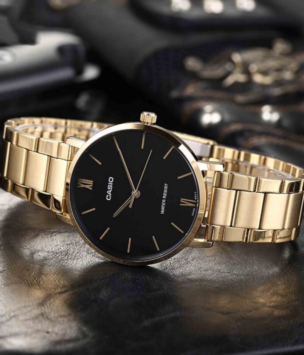 Hình ảnh đồng hồ Nữ Casio LTP-VT01G-1BUDF Pin (Quartz) - Tròn - Dây Inox (Thép Không Gỉ) chính hãng