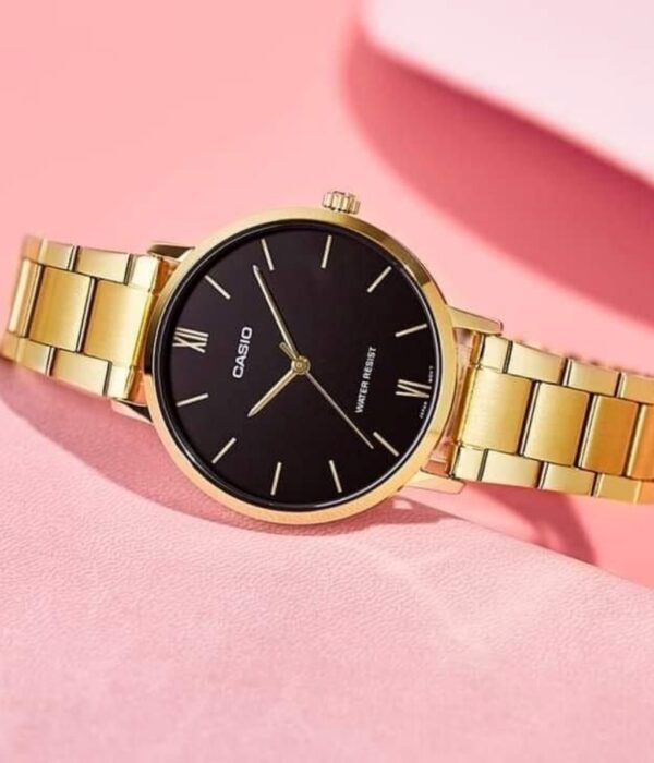 Hình ảnh đồng hồ Nữ Casio LTP-VT01G-1BUDF Pin (Quartz) - Tròn - Dây Inox (Thép Không Gỉ) chính hãng