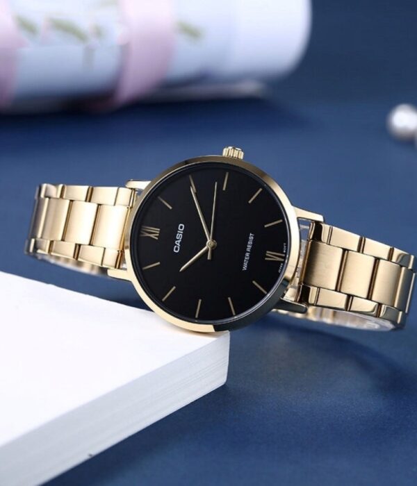 Hình ảnh đồng hồ Nữ Casio LTP-VT01G-1BUDF Pin (Quartz) - Tròn - Dây Inox (Thép Không Gỉ) chính hãng