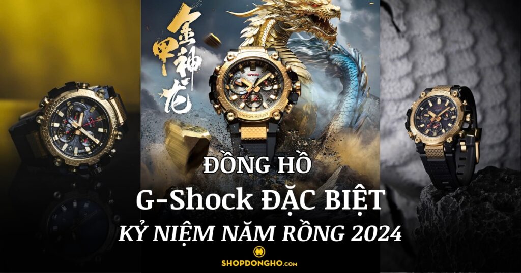 Đón chào Năm Rồng 2024 với G-Shock MTG-B3000CXD-9A Đen & Vàng đặc biệt