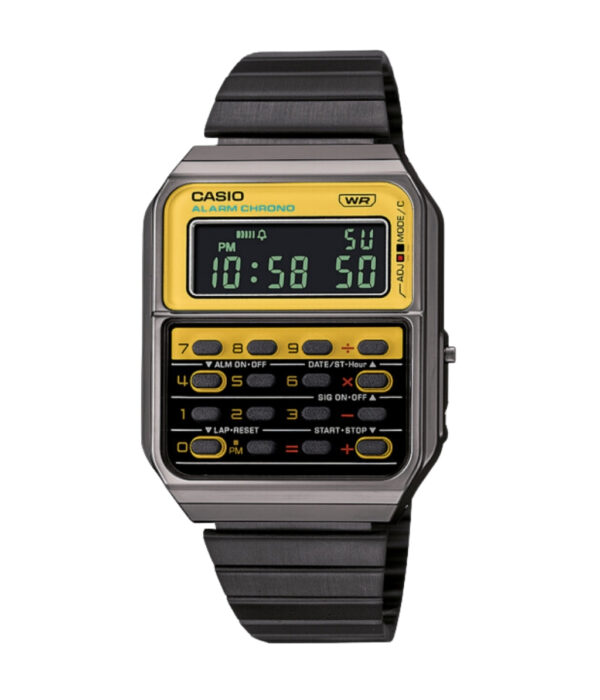 Đồng Hồ Casio CA-500WEGG-9BDF Unisex Dây Inox Đẹp Tại SHOPDONGHO.COM