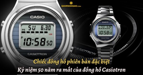 CASIOTRON TRN-50-2A - Đồng hồ Casio phiên bản giới hạn kỷ niệm 50 năm ra mắt