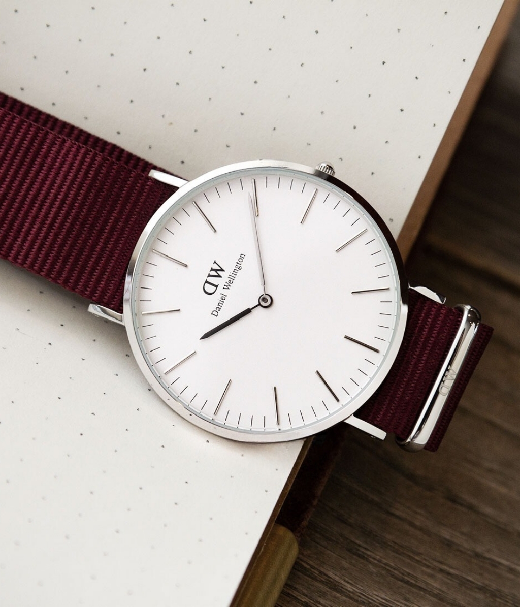Hình ảnh đồng hồ Nam Daniel Wellington DW00100268 Pin (Quartz) - Tròn - Dây Vải (Nato) chính hãng