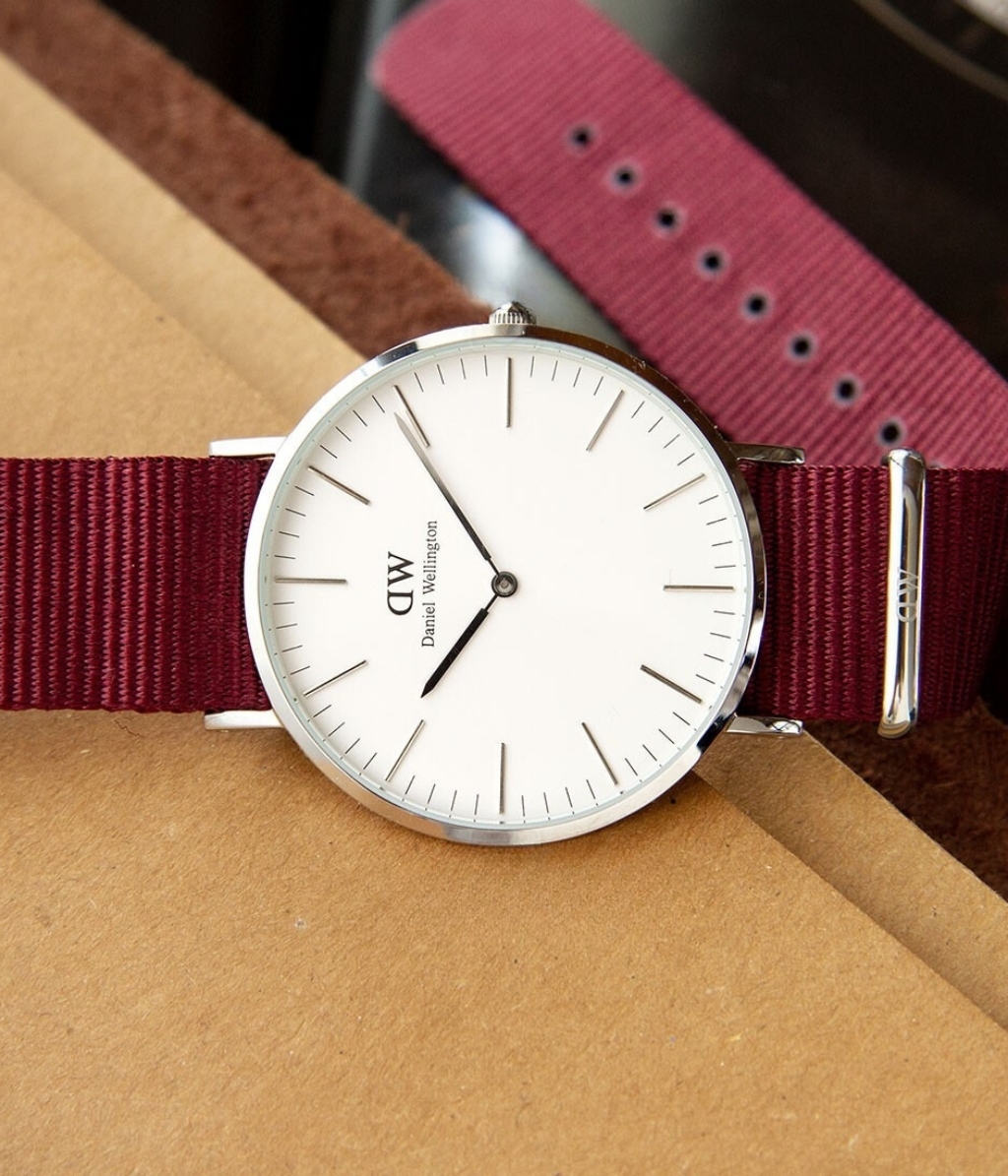 Hình ảnh đồng hồ Nam Daniel Wellington DW00100268 Pin (Quartz) - Tròn - Dây Vải (Nato) chính hãng