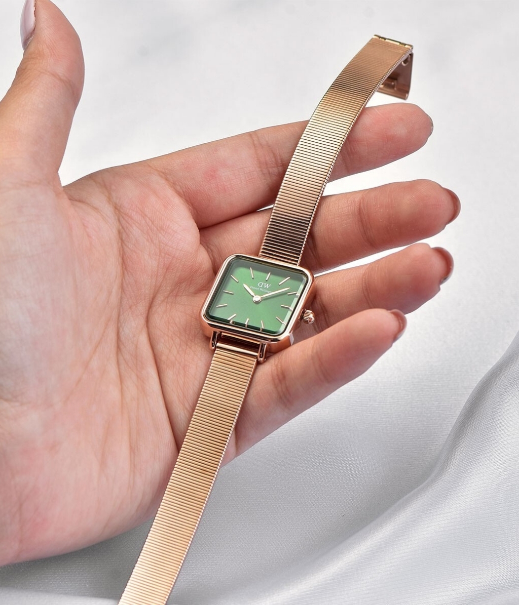 Hình ảnh đồng hồ Nữ Daniel Wellington DW00100519 Pin (Quartz) - Vuông - Dây lưới chính hãng