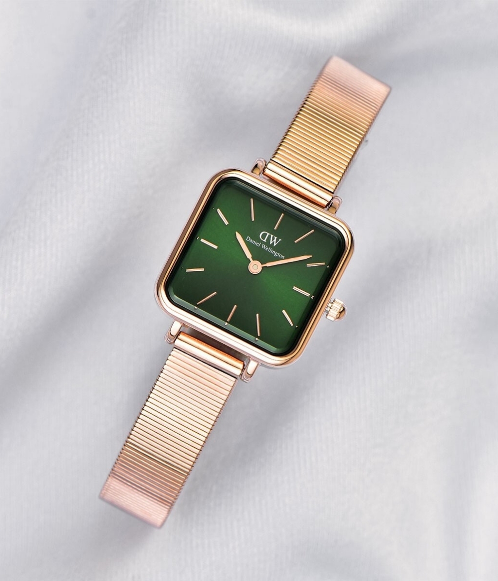 Hình ảnh đồng hồ Nữ Daniel Wellington DW00100519 Pin (Quartz) - Vuông - Dây lưới chính hãng