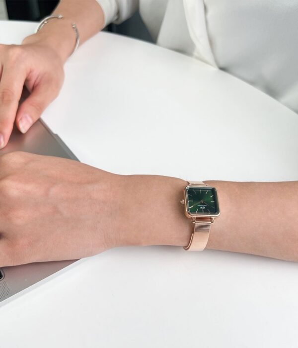 Hình ảnh đồng hồ Nữ Daniel Wellington DW00100519 Pin (Quartz) - Vuông - Dây lưới chính hãng