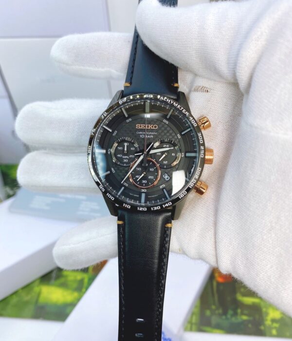 Hình ảnh đồng hồ Nam Seiko SSB361P1 Pin (Quartz) - Tròn - Dây Da chính hãng