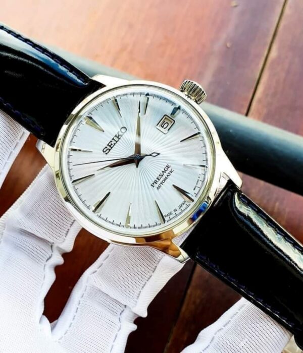 Hình ảnh đồng hồ Nam Seiko SRPB43J1 Cơ Tự động (Automatic) - Tròn - Dây Da chính hãng