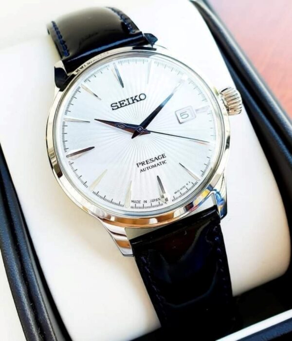 Hình ảnh đồng hồ Nam Seiko SRPB43J1 Cơ Tự động (Automatic) - Tròn - Dây Da chính hãng