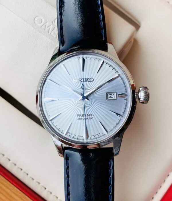 Hình ảnh đồng hồ Nam Seiko SRPB43J1 Cơ Tự động (Automatic) - Tròn - Dây Da chính hãng