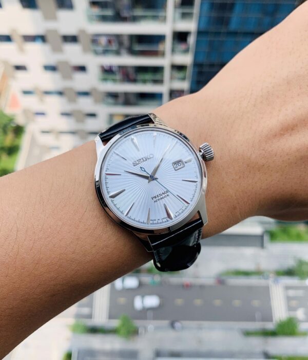Hình ảnh đồng hồ Nam Seiko SRPB43J1 Cơ Tự động (Automatic) - Tròn - Dây Da chính hãng