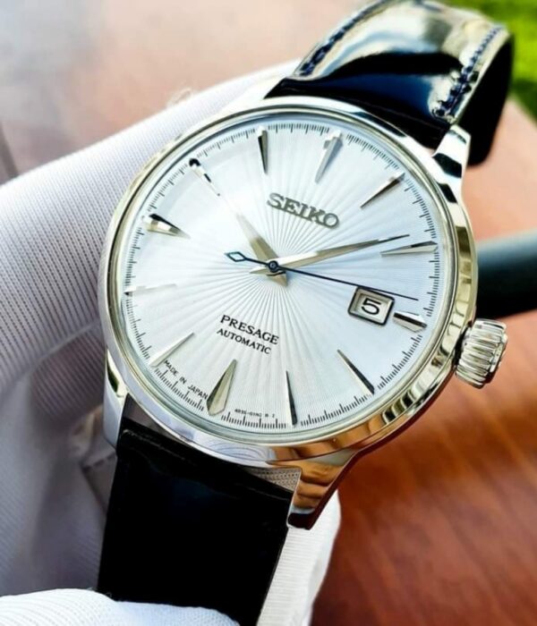 Hình ảnh đồng hồ Nam Seiko SRPB43J1 Cơ Tự động (Automatic) - Tròn - Dây Da chính hãng