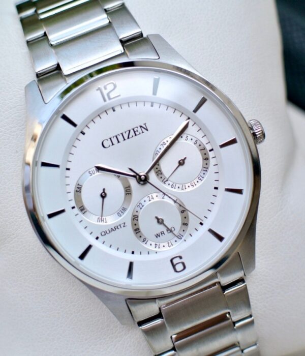 Hình ảnh đồng hồ Nam Citizen AG8351-86A Pin (Quartz) - Tròn - Dây Inox (Thép Không Gỉ) chính hãng