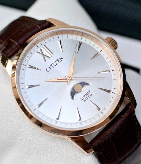 Hình ảnh đồng hồ Nam Citizen AK5003-05A Pin (Quartz) - Tròn - Dây Da chính hãng