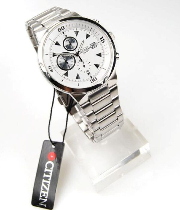 Hình ảnh đồng hồ Nam Citizen AN3370-57A Pin (Quartz) - Tròn - Dây Inox (Thép Không Gỉ) chính hãng