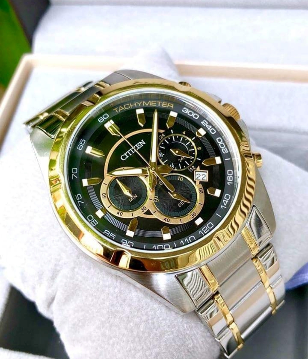 Hình ảnh đồng hồ Nam Citizen AN8044-53E Pin (Quartz) - Tròn - Dây Inox (Thép Không Gỉ) chính hãng