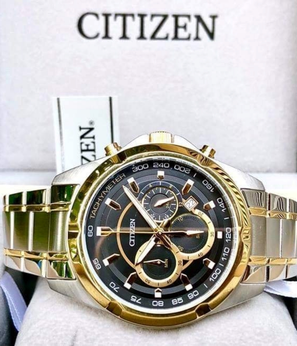 Hình ảnh đồng hồ Nam Citizen AN8044-53E Pin (Quartz) - Tròn - Dây Inox (Thép Không Gỉ) chính hãng