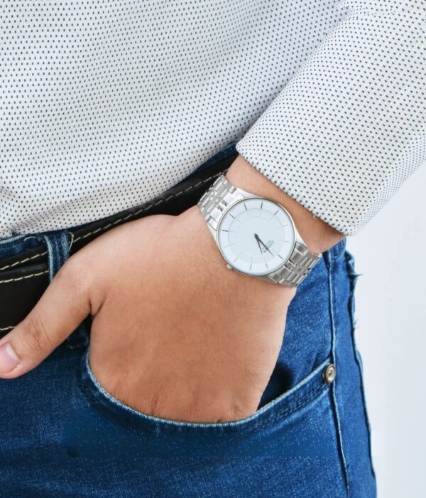 Hình ảnh đồng hồ Nam Citizen AR3010-65A Eco-Drive (Năng lượng ánh sáng) - Tròn - Dây Inox (Thép Không Gỉ) chính hãng