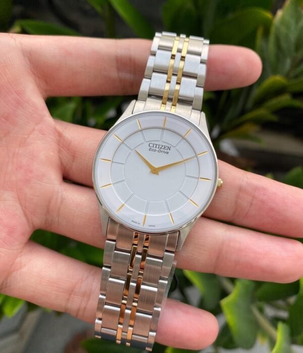 Hình ảnh đồng hồ Nam Citizen AR3014-56A Eco-Drive (Năng lượng ánh sáng) - Tròn - Dây Inox (Thép Không Gỉ) chính hãng