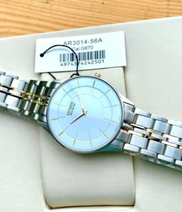 Hình ảnh đồng hồ Nam Citizen AR3014-56A Eco-Drive (Năng lượng ánh sáng) - Tròn - Dây Inox (Thép Không Gỉ) chính hãng