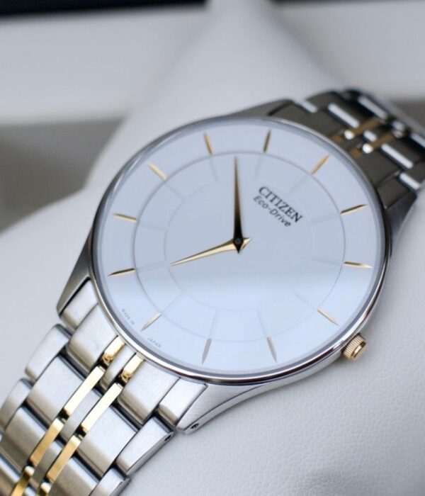Hình ảnh đồng hồ Nam Citizen AR3014-56A Eco-Drive (Năng lượng ánh sáng) - Tròn - Dây Inox (Thép Không Gỉ) chính hãng