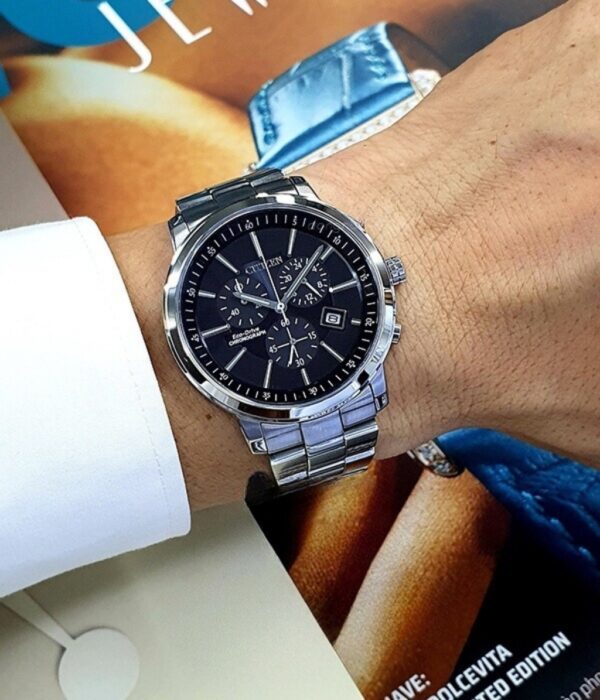 Hình ảnh đồng hồ Nam Citizen AT0490-54E Eco-Drive (Năng lượng ánh sáng) - Tròn - Dây Inox (Thép Không Gỉ) chính hãng