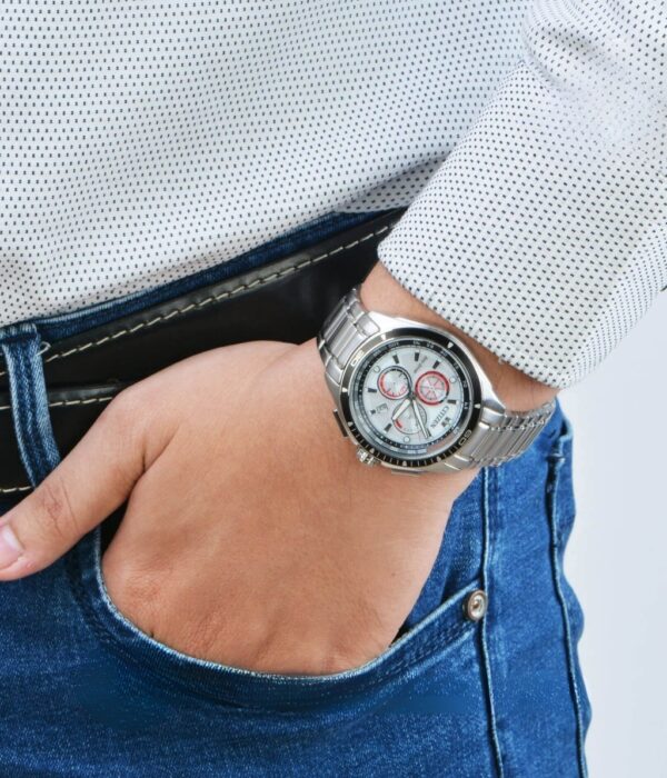 Hình ảnh đồng hồ Nam Citizen AT0956-50A Eco-Drive (Năng lượng ánh sáng) - Tròn - Dây Inox (Thép Không Gỉ) chính hãng