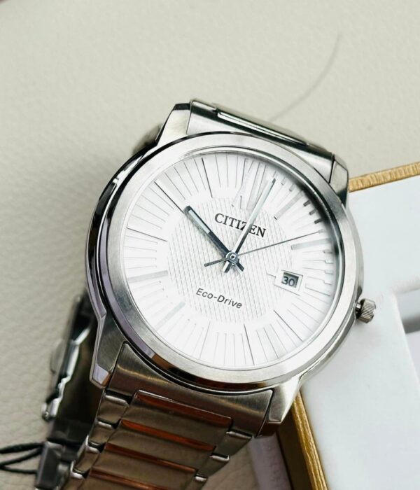 Hình ảnh đồng hồ Nam Citizen AW1210-58A Eco-Drive (Năng lượng ánh sáng) - Tròn - Dây Inox (Thép Không Gỉ) chính hãng