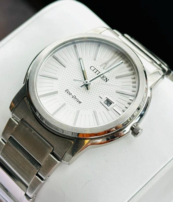 Hình ảnh đồng hồ Nam Citizen AW1210-58A Eco-Drive (Năng lượng ánh sáng) - Tròn - Dây Inox (Thép Không Gỉ) chính hãng