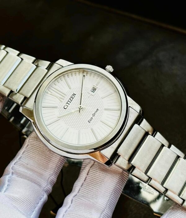 Hình ảnh đồng hồ Nam Citizen AW1210-58A Eco-Drive (Năng lượng ánh sáng) - Tròn - Dây Inox (Thép Không Gỉ) chính hãng