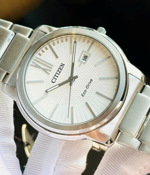 Hình ảnh đồng hồ Nam Citizen AW1210-58A Eco-Drive (Năng lượng ánh sáng) - Tròn - Dây Inox (Thép Không Gỉ) chính hãng