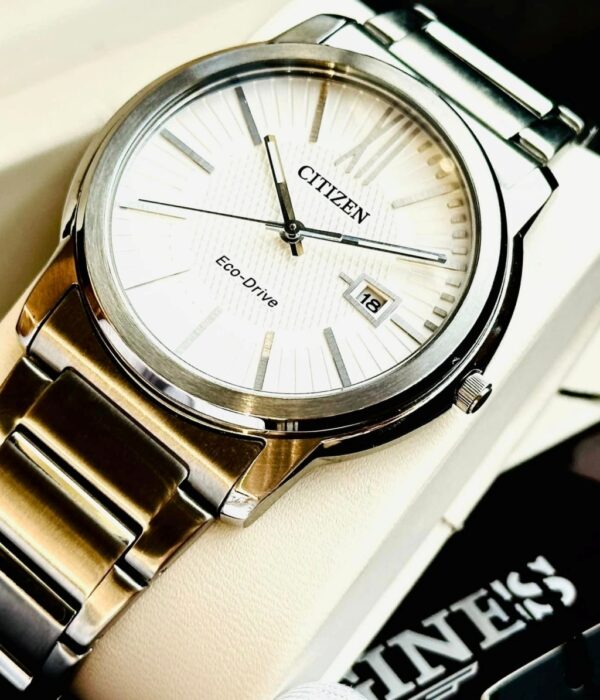Hình ảnh đồng hồ Nam Citizen AW1210-58A Eco-Drive (Năng lượng ánh sáng) - Tròn - Dây Inox (Thép Không Gỉ) chính hãng