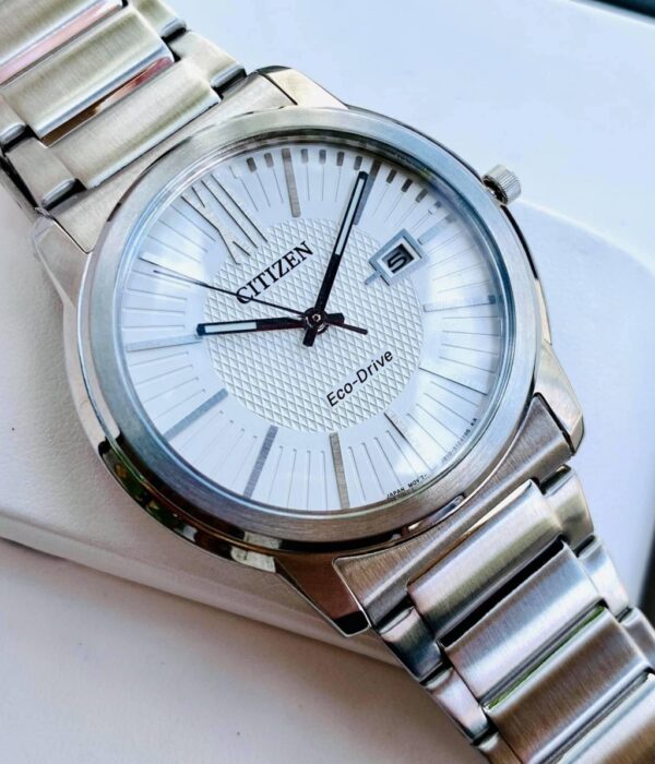 Hình ảnh đồng hồ Nam Citizen AW1210-58A Eco-Drive (Năng lượng ánh sáng) - Tròn - Dây Inox (Thép Không Gỉ) chính hãng