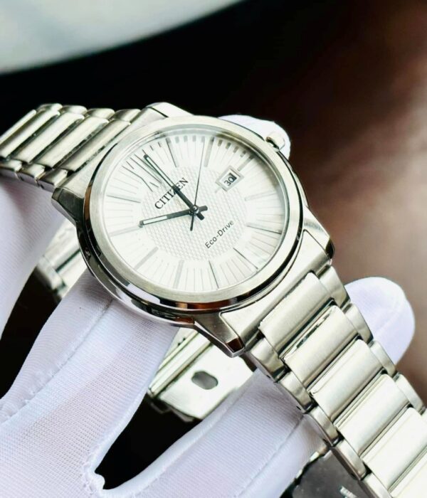 Hình ảnh đồng hồ Nam Citizen AW1210-58A Eco-Drive (Năng lượng ánh sáng) - Tròn - Dây Inox (Thép Không Gỉ) chính hãng