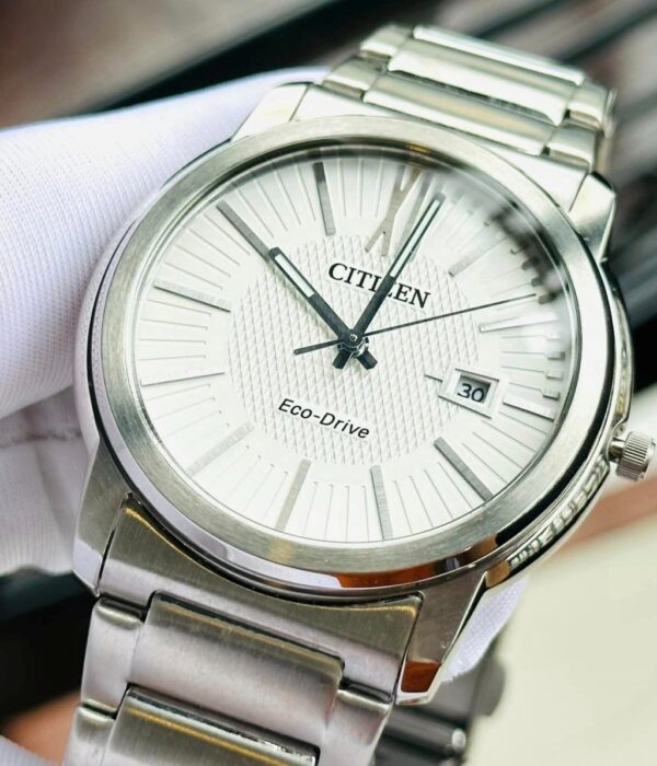 Hình ảnh đồng hồ Nam Citizen AW1210-58A Eco-Drive (Năng lượng ánh sáng) - Tròn - Dây Inox (Thép Không Gỉ) chính hãng