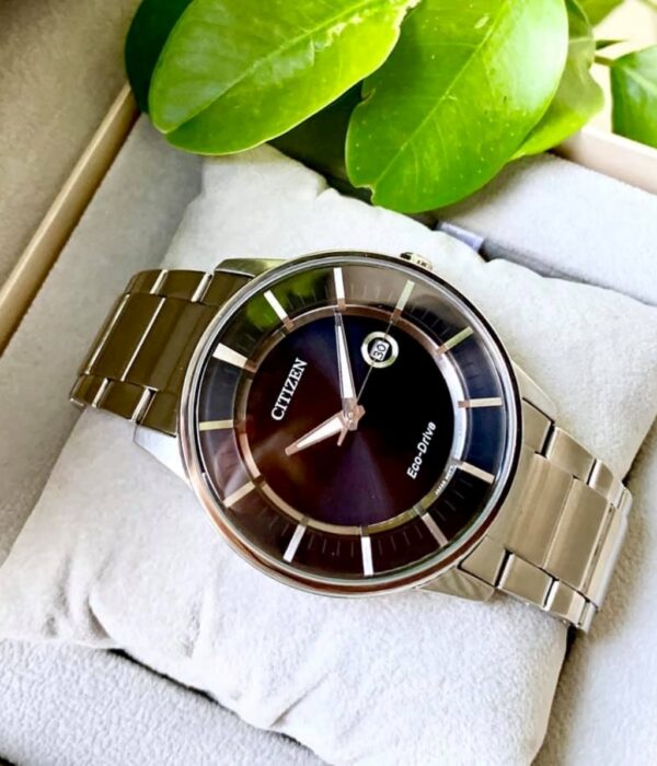 Hình ảnh đồng hồ Nam Citizen AW1260-50E Eco-Drive (Năng lượng ánh sáng) - Tròn - Dây Inox (Thép Không Gỉ) chính hãng