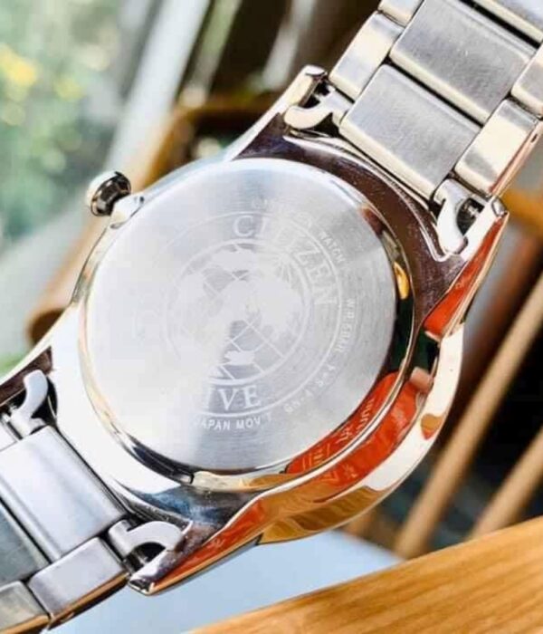 Hình ảnh đồng hồ Nam Citizen AW1260-50E Eco-Drive (Năng lượng ánh sáng) - Tròn - Dây Inox (Thép Không Gỉ) chính hãng
