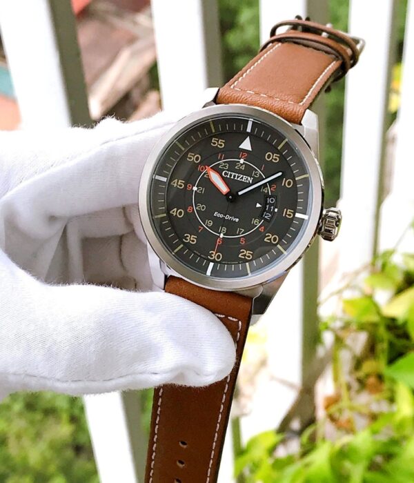 Hình ảnh đồng hồ Nam Citizen AW1360-12H Eco-Drive (Năng lượng ánh sáng) - Tròn - Dây Da chính hãng