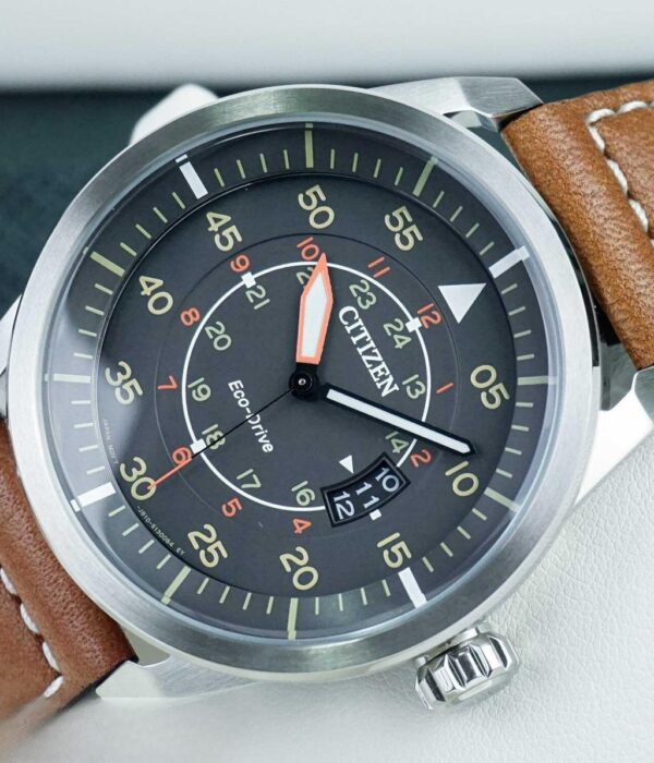 Hình ảnh đồng hồ Nam Citizen AW1360-12H Eco-Drive (Năng lượng ánh sáng) - Tròn - Dây Da chính hãng
