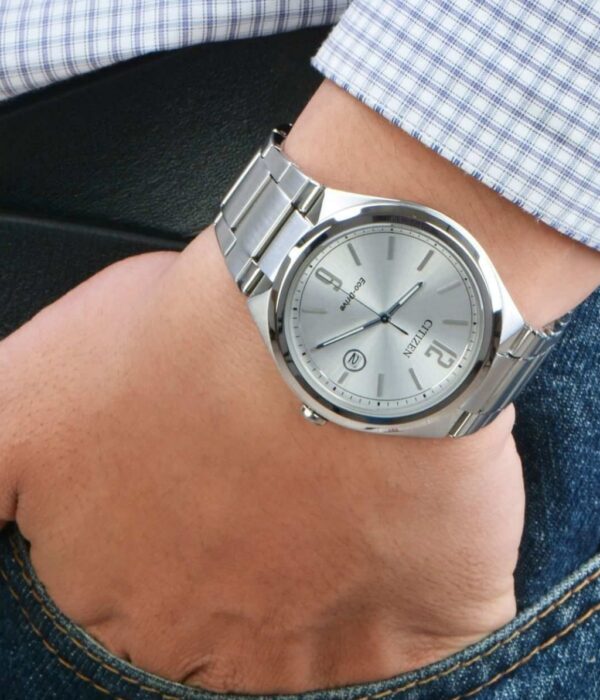 Hình ảnh đồng hồ Nam Citizen AW1370-51A Eco-Drive (Năng lượng ánh sáng) - Tròn - Dây Inox (Thép Không Gỉ) chính hãng