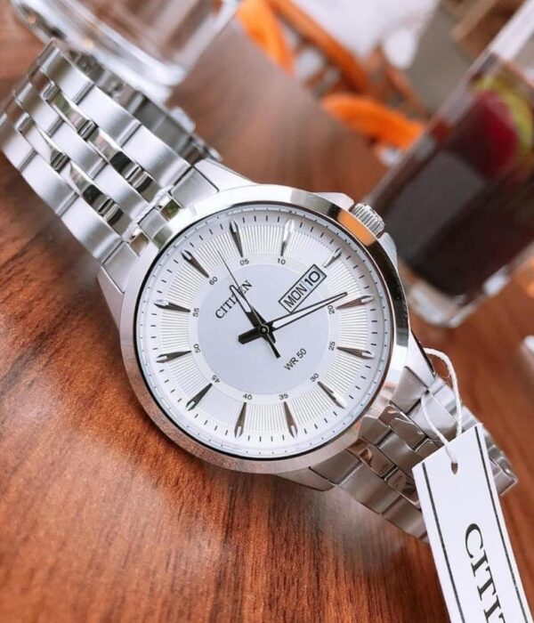 Hình ảnh đồng hồ Nam Citizen BF2011-51A Pin (Quartz) - Tròn - Dây Inox (Thép Không Gỉ) chính hãng