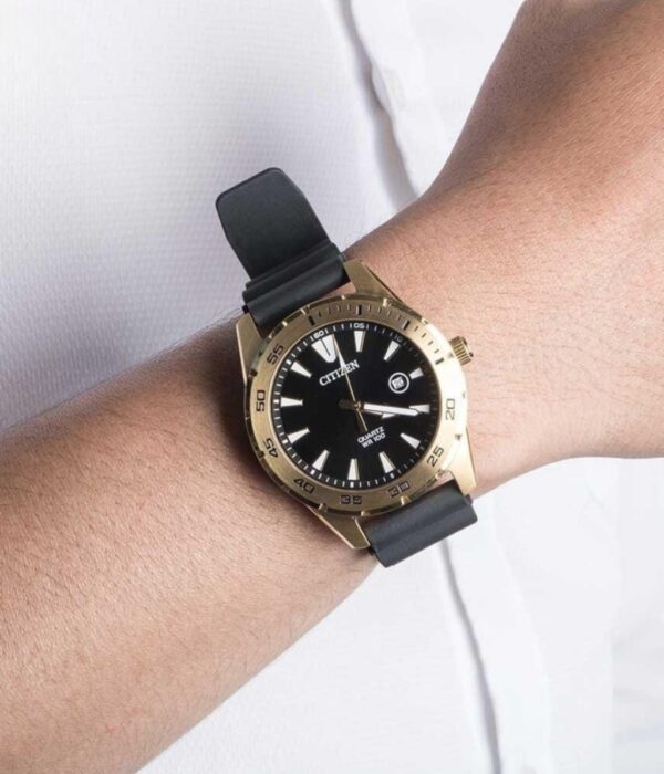 Hình ảnh đồng hồ Nam Citizen BI1043-01E Pin (Quartz) - Tròn - Dây Cao Su (Nhựa) chính hãng