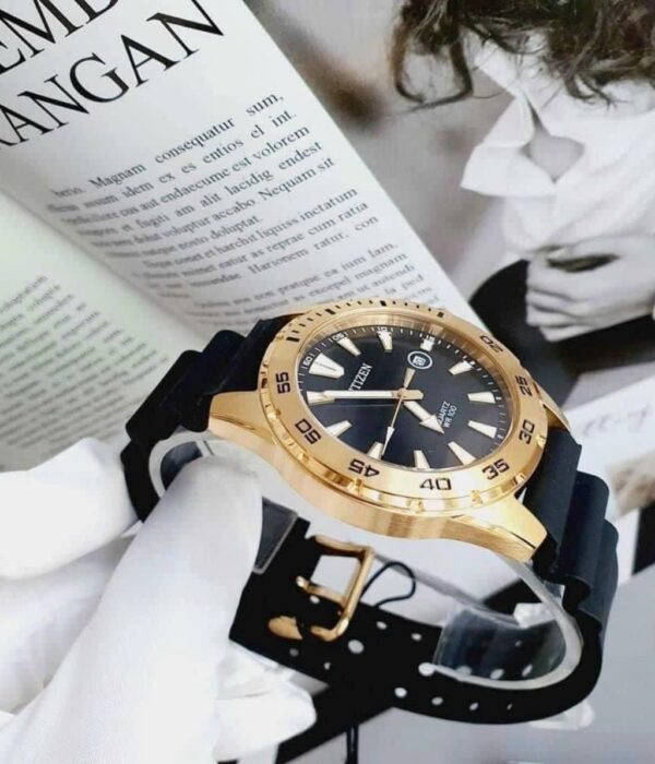 Hình ảnh đồng hồ Nam Citizen BI1043-01E Pin (Quartz) - Tròn - Dây Cao Su (Nhựa) chính hãng
