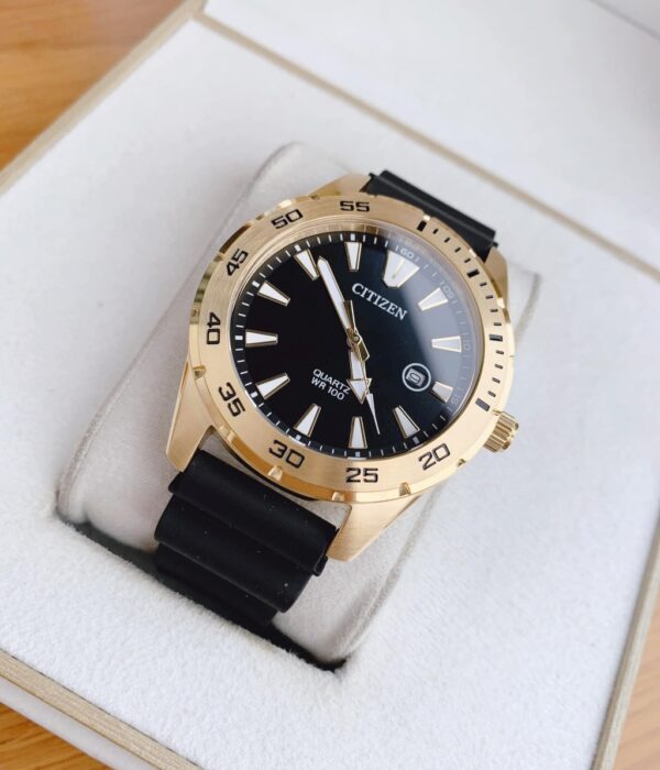 Hình ảnh đồng hồ Nam Citizen BI1043-01E Pin (Quartz) - Tròn - Dây Cao Su (Nhựa) chính hãng