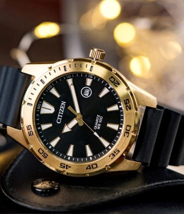 Hình ảnh đồng hồ Nam Citizen BI1043-01E Pin (Quartz) - Tròn - Dây Cao Su (Nhựa) chính hãng