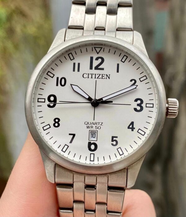 Hình ảnh đồng hồ Nam Citizen BI1050-81B Pin (Quartz) - Tròn - Dây Inox (Thép Không Gỉ) chính hãng