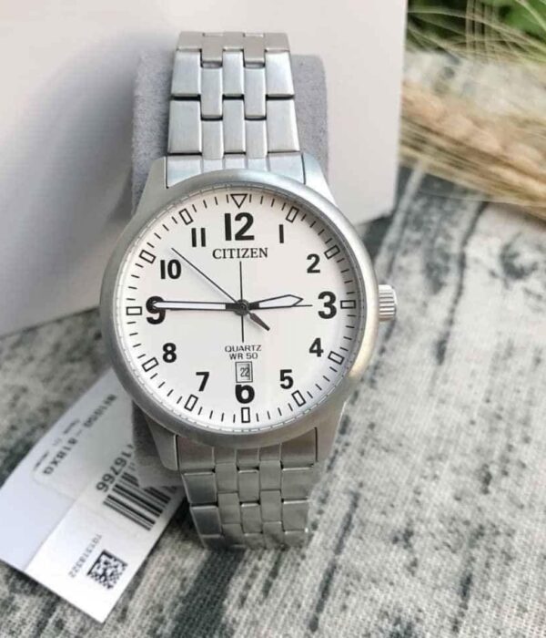 Hình ảnh đồng hồ Nam Citizen BI1050-81B Pin (Quartz) - Tròn - Dây Inox (Thép Không Gỉ) chính hãng