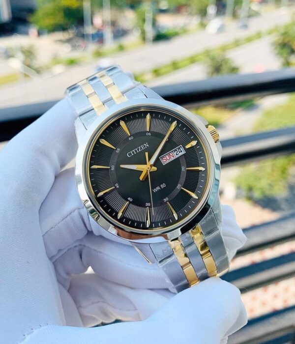 Hình ảnh đồng hồ Nam Citizen BF2018-52A Pin (Quartz) - Tròn - Dây Inox (Thép Không Gỉ) chính hãng